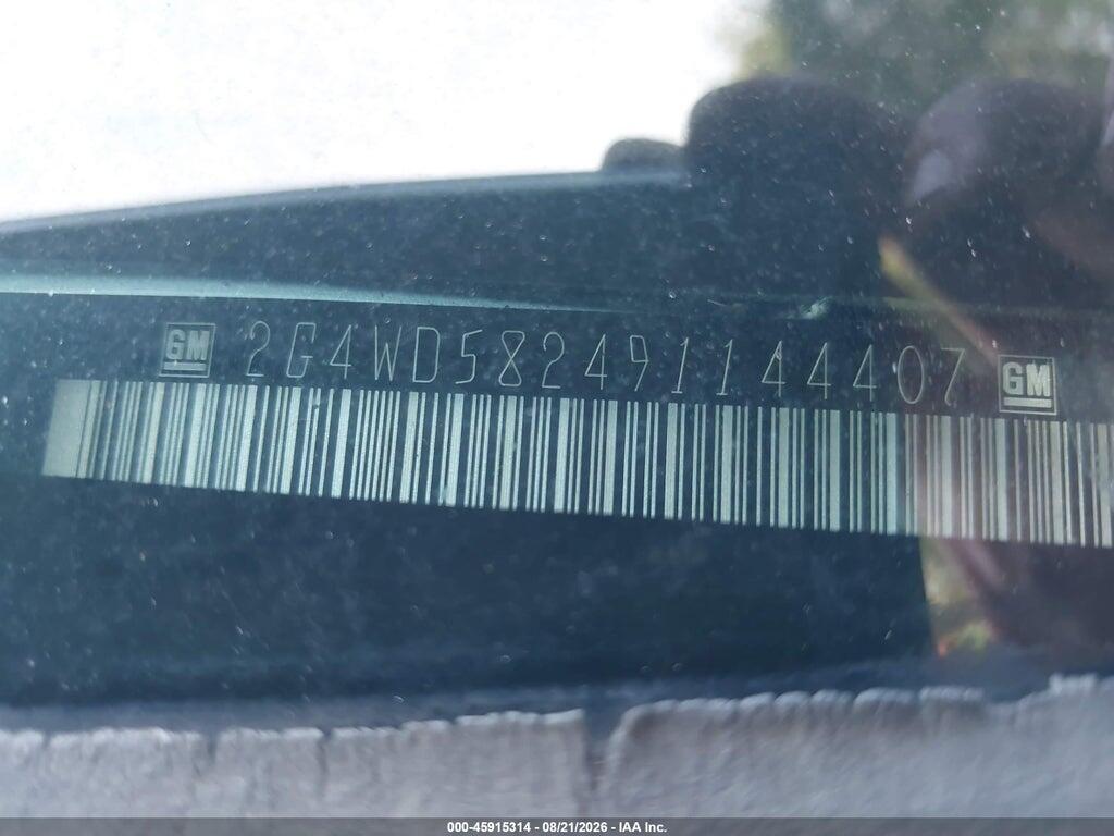 2G4WD582491144407 2009 BUICK LACROSSE photo no. 9