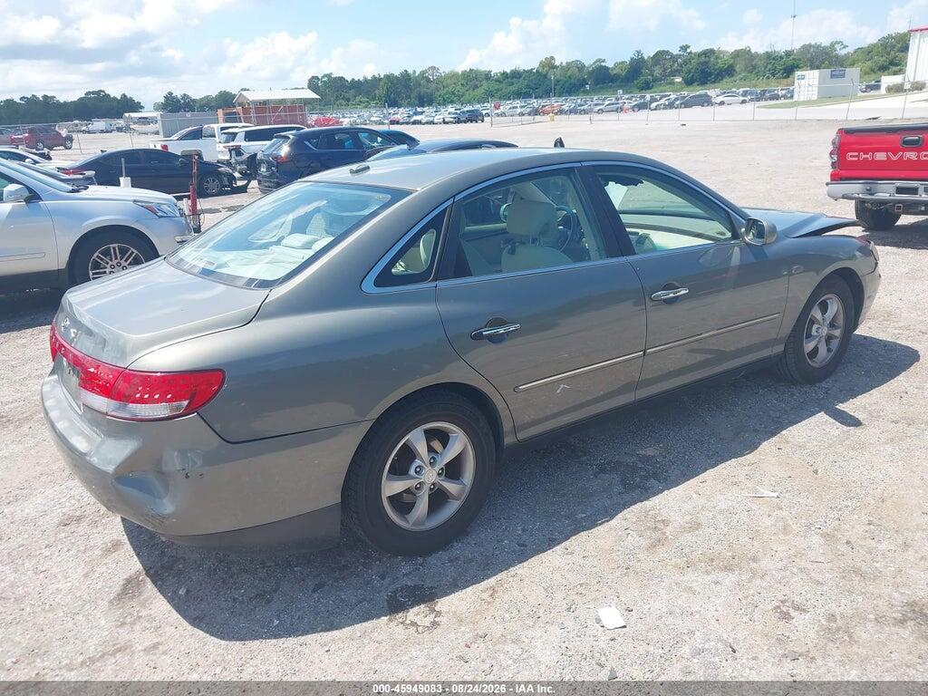 KMHFC46D17A231279 2007 HYUNDAI AZERA photo no. 4