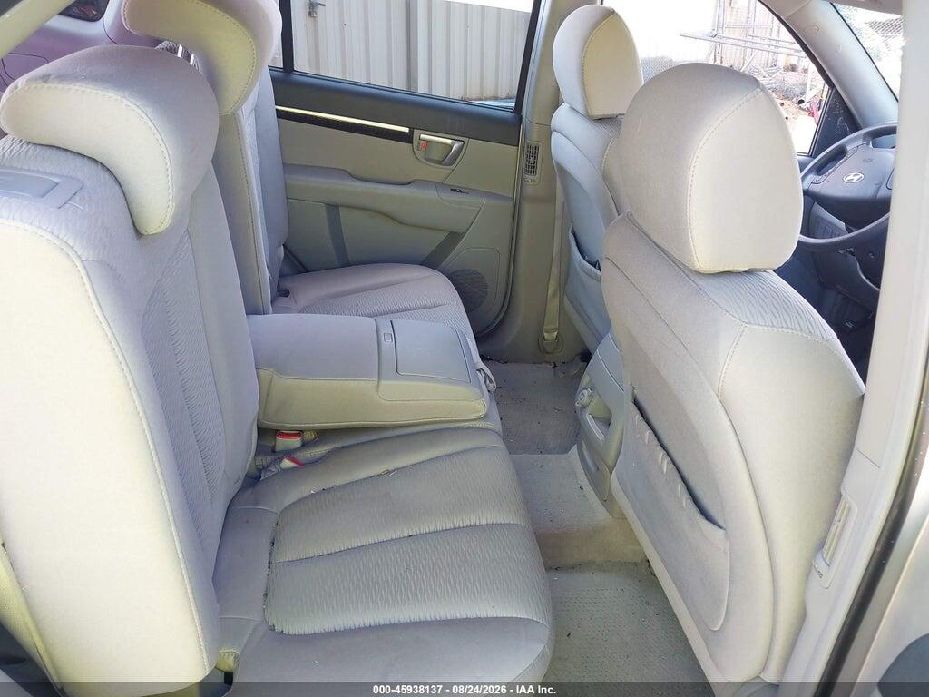 5NMSG13D57H082729 2007 HYUNDAI SANTA FE photo no. 8