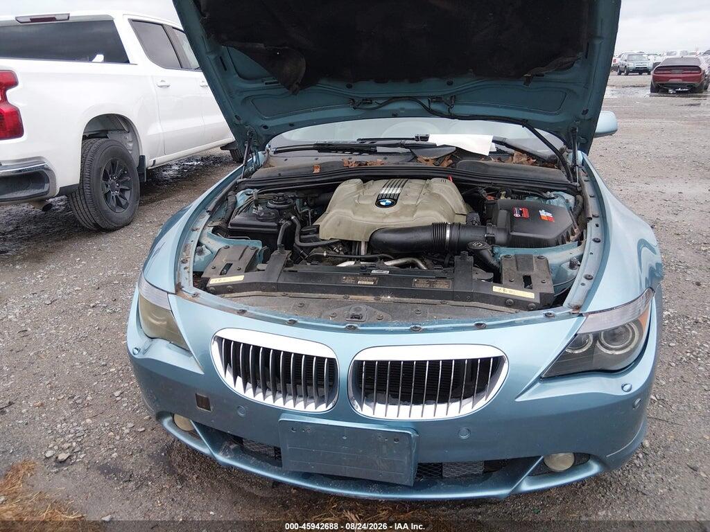 WBAEK73475B328192 2005 BMW 645CI photo no. 10