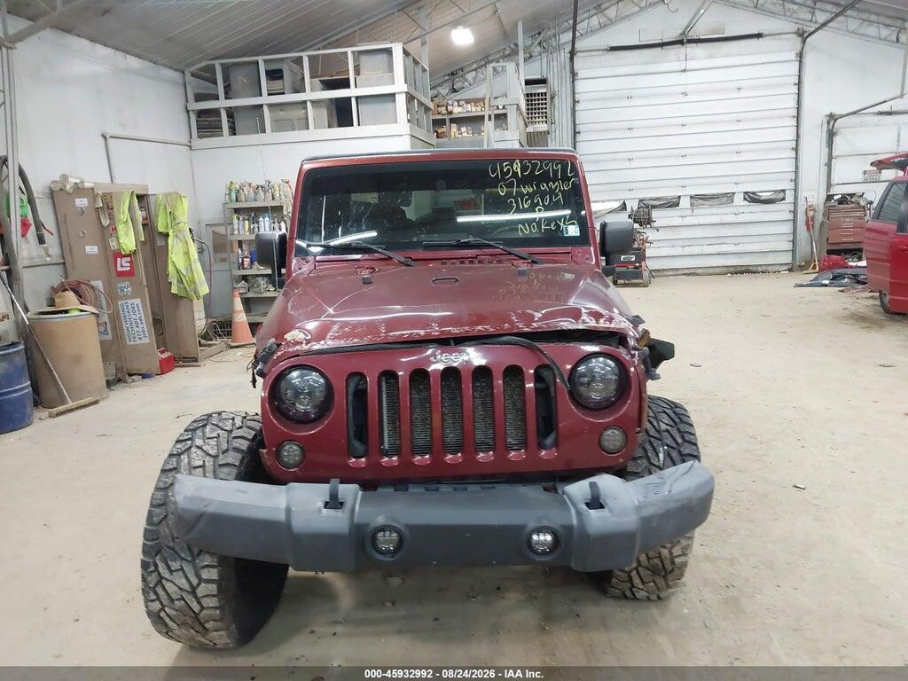 1J4FA541X7L192487 2007 JEEP WRANGLER photo no. 12