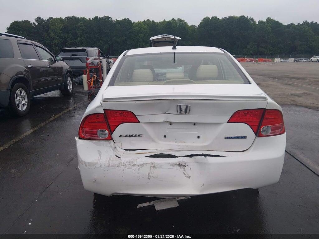 JHMFA36258S008918 2008 HONDA CIVIC HYBRID photo no. 6