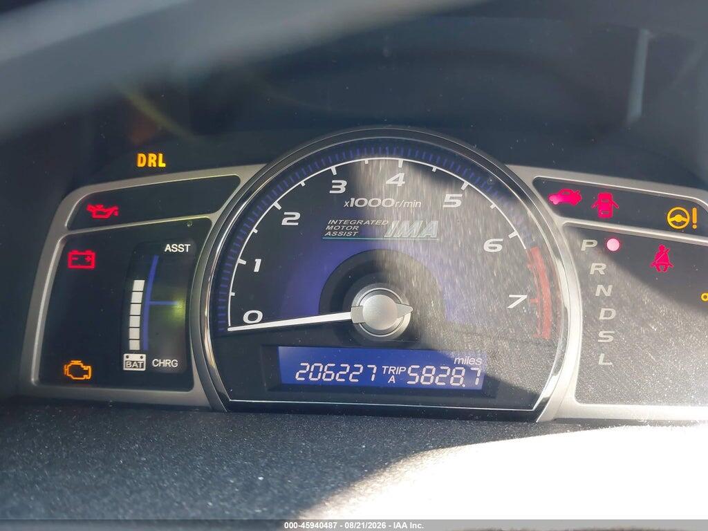 JHMFA36298S014172 2008 HONDA CIVIC HYBRID photo no. 7