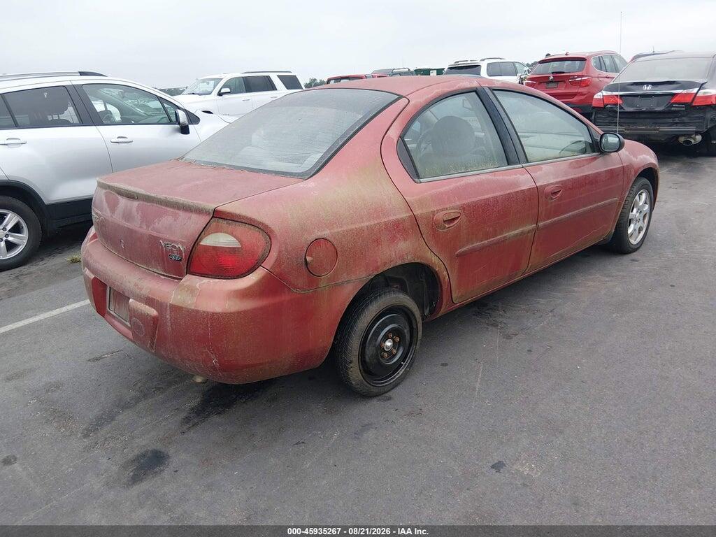 1B3ES56C55D172380 2005 DODGE NEON photo no. 4