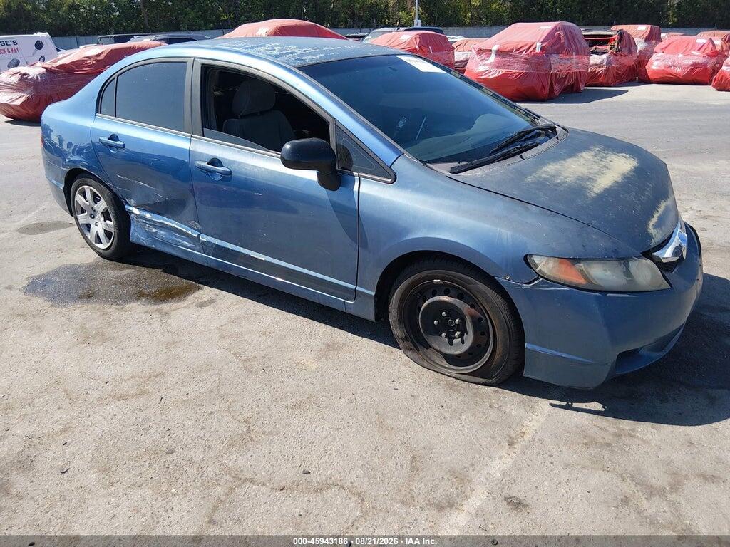 19XFA16539E016858 2009 HONDA CIVIC photo no. 1