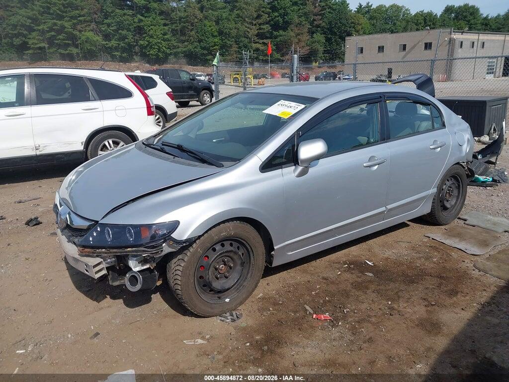 2HGFA15599H513579 2009 HONDA CIVIC photo no. 2