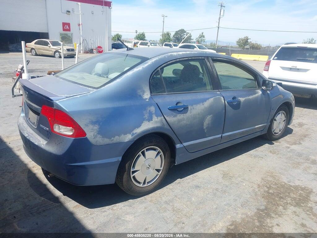 JHMFA36269S002806 2009 HONDA CIVIC HYBRID photo no. 4