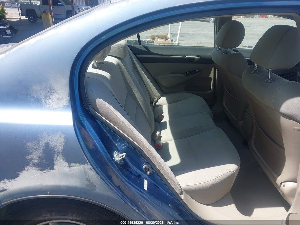 JHMFA36269S002806 2009 HONDA CIVIC HYBRID photo no. 8