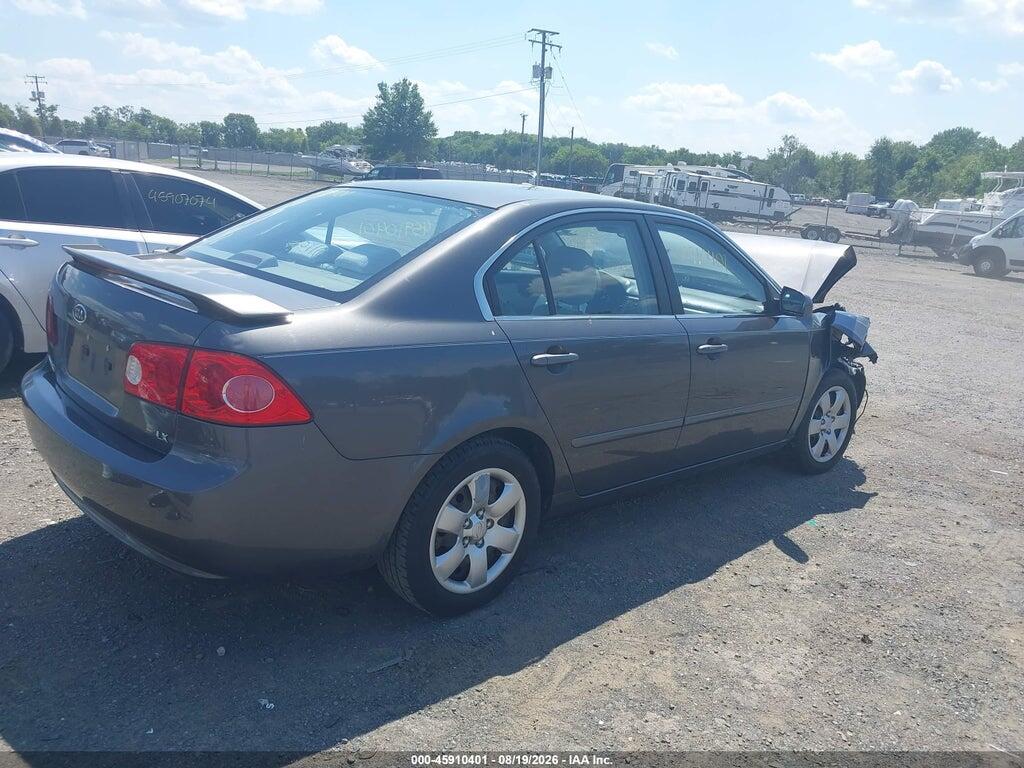KNAGE123085235071 2008 KIA OPTIMA photo no. 4