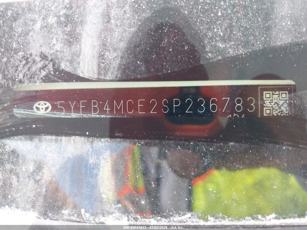 5YFB4MCE2SP236783 2025 TOYOTA COROLLA photo no. 9