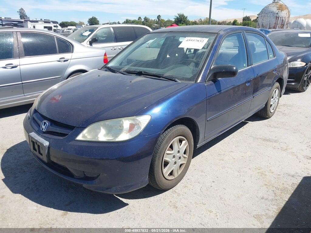 JHMES16535S007883 2005 HONDA CIVIC photo no. 2