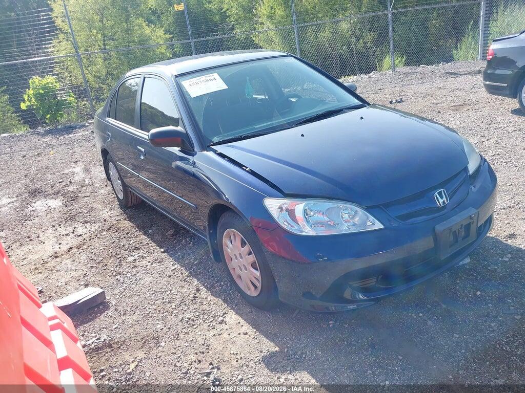 2005 HONDA CIVIC 2HGES16525H509259