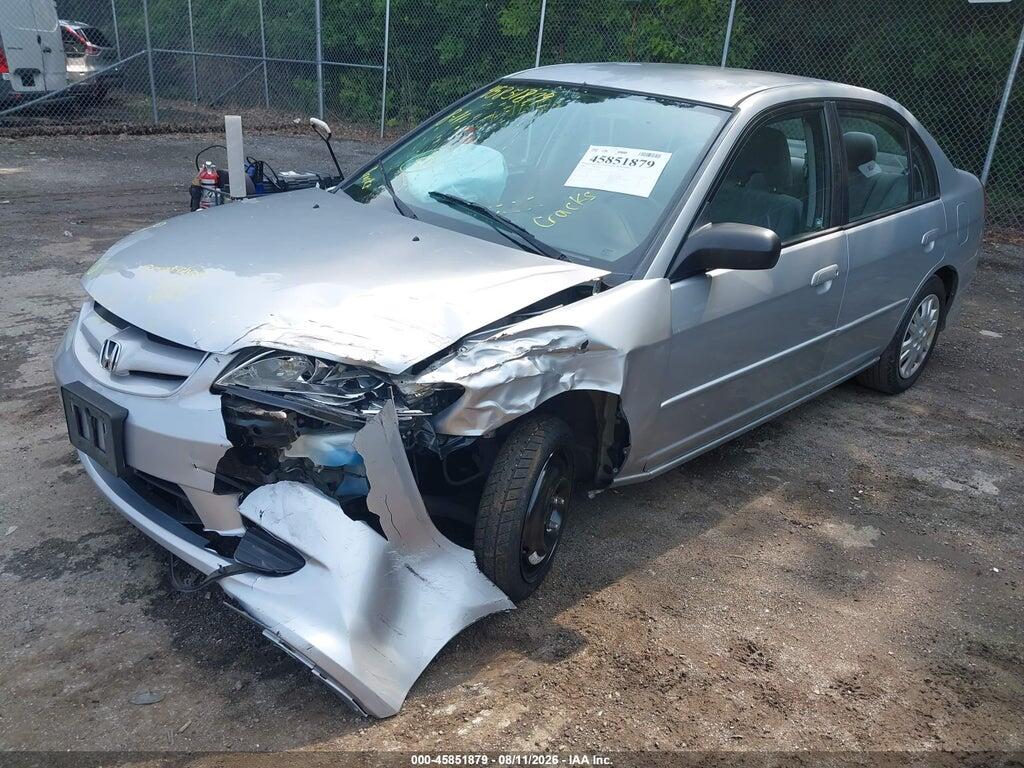 2HGES16625H614909 2005 HONDA CIVIC photo no. 2