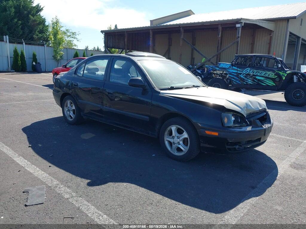 2005 HYUNDAI ELANTRA KMHDN46D45U144652