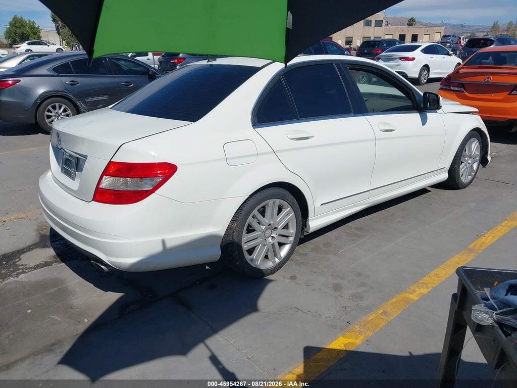 WDDGF54X79F218325 2009 MERCEDES-BENZ C 300 photo no. 4
