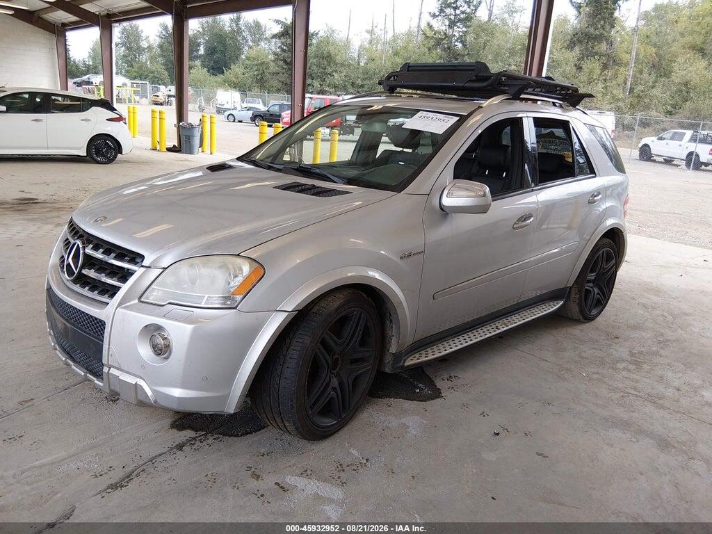4JGBB77E49A512344 2009 MERCEDES-BENZ ML 63 AMG photo no. 2
