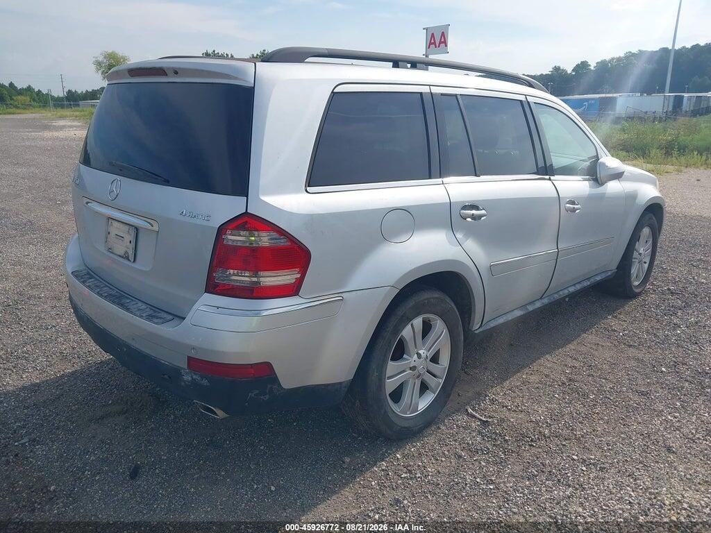 4JGBF71EX9A474177 2009 MERCEDES-BENZ GL 450 photo no. 4