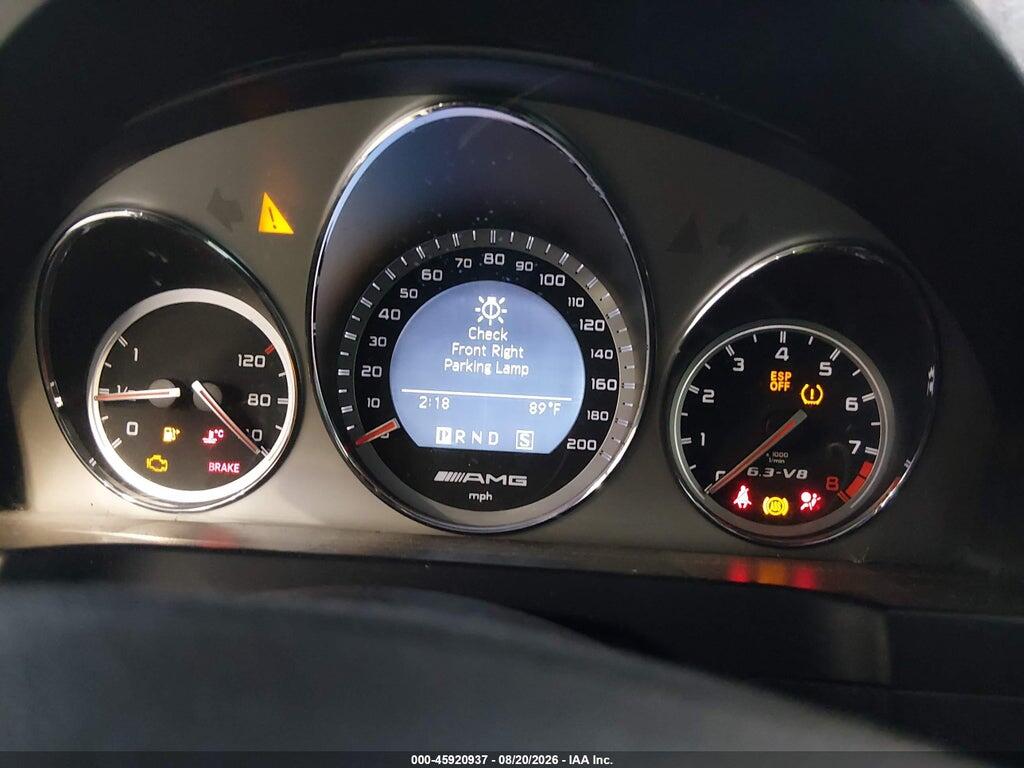 WDDGF77X29F215484 2009 MERCEDES-BENZ C 63 AMG photo no. 7