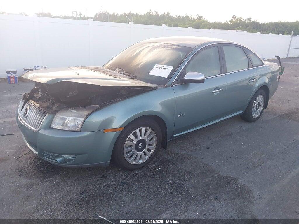 1MEHM40W58G607922 2008 MERCURY SABLE photo no. 2