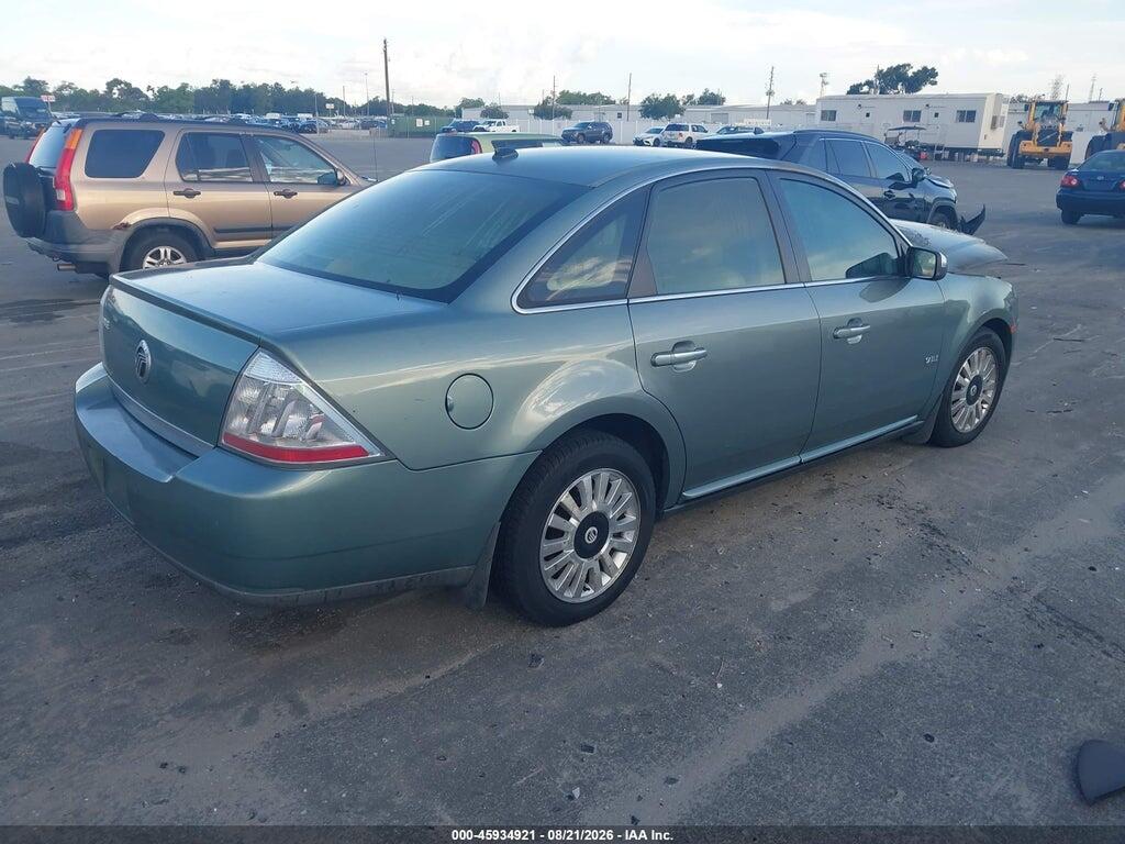 1MEHM40W58G607922 2008 MERCURY SABLE photo no. 4