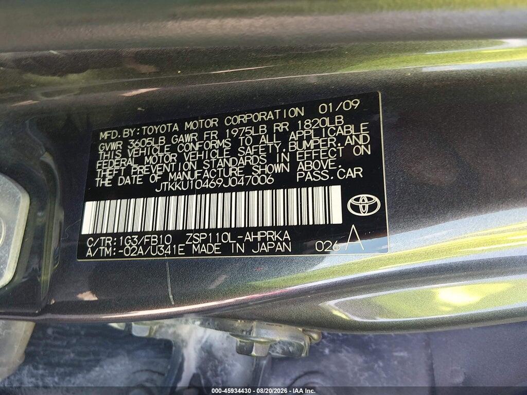 JTKKU10469J047006 2009 SCION XD photo no. 9