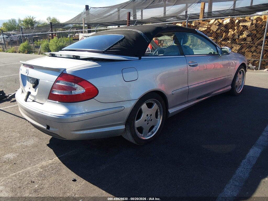 WDBTK65J35F161263 2005 MERCEDES-BENZ CLK 320 photo no. 4