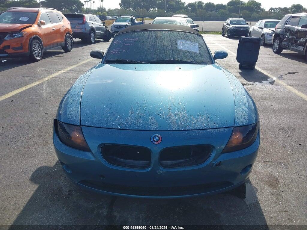 4USBT53473LU04275 2003 BMW Z4 photo no. 11