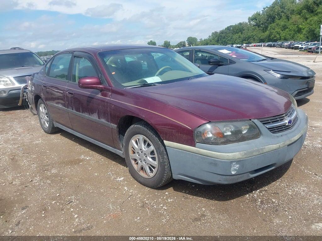 2003 CHEVROLET IMPALA 2G1WF52E539413789