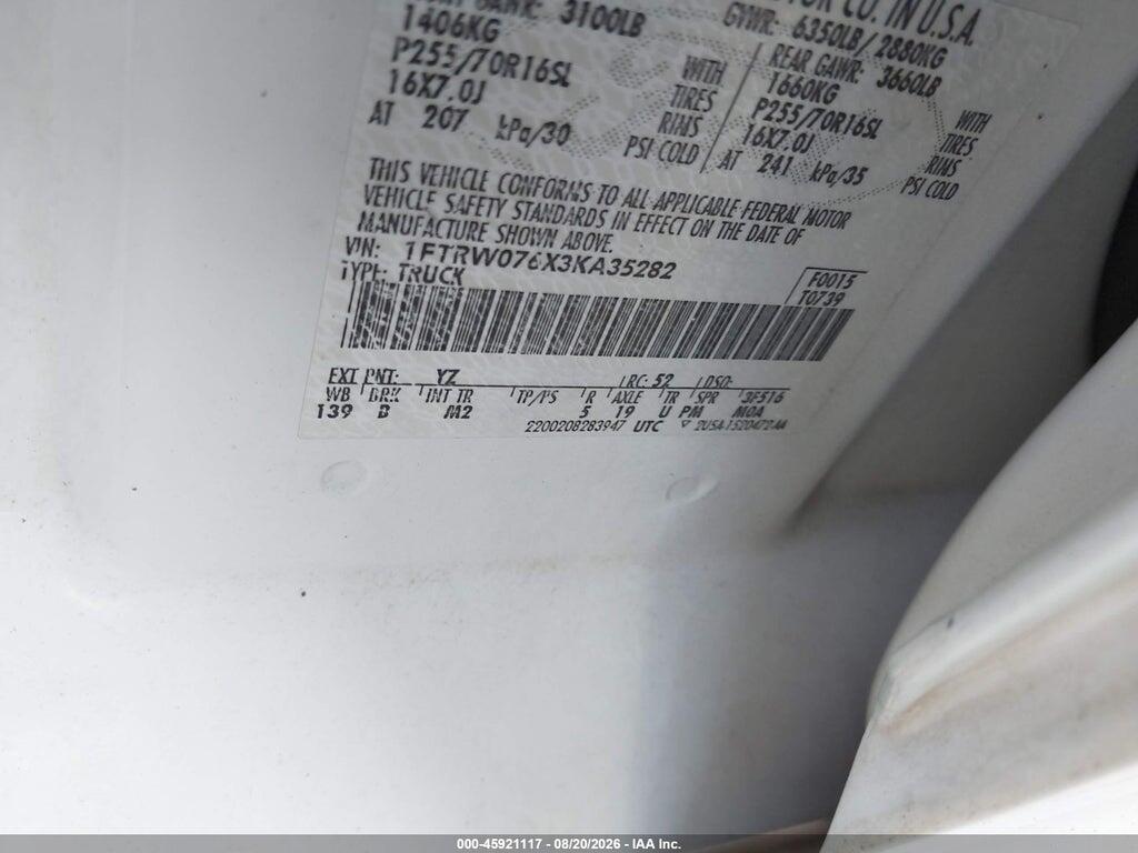 1FTRW076X3KA35282 2003 FORD F-150 photo no. 9