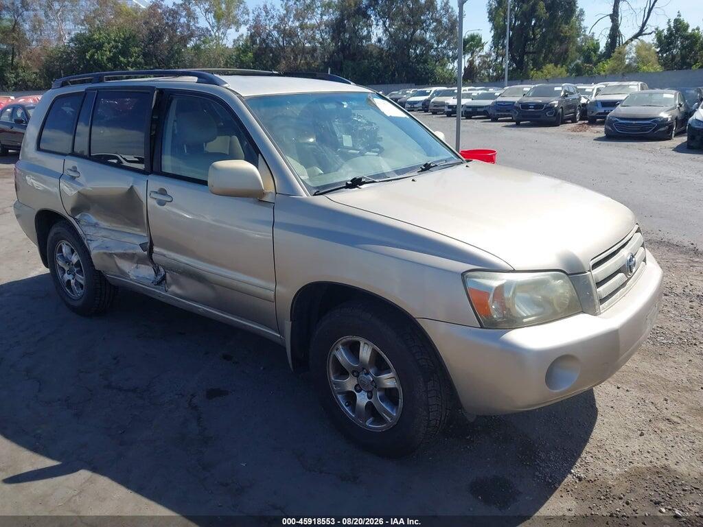 JTEDP21A250052619 2005 TOYOTA HIGHLANDER photo no. 1