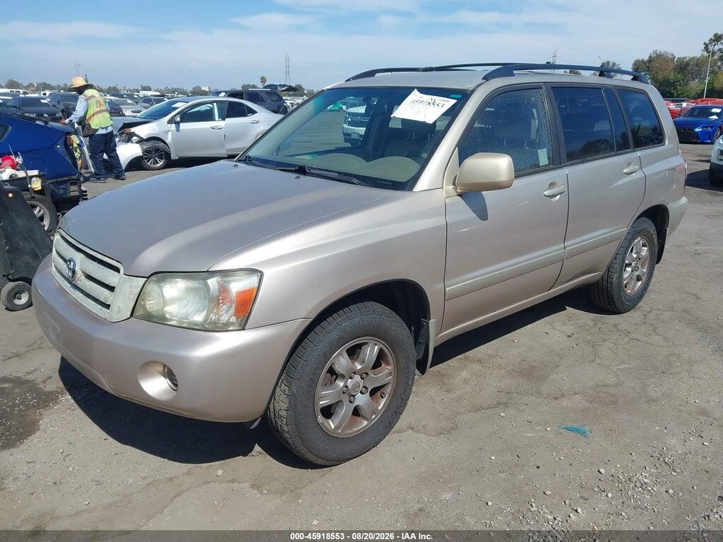 JTEDP21A250052619 2005 TOYOTA HIGHLANDER photo no. 2