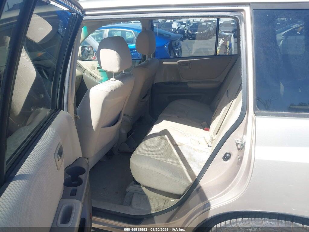 JTEDP21A250052619 2005 TOYOTA HIGHLANDER photo no. 8