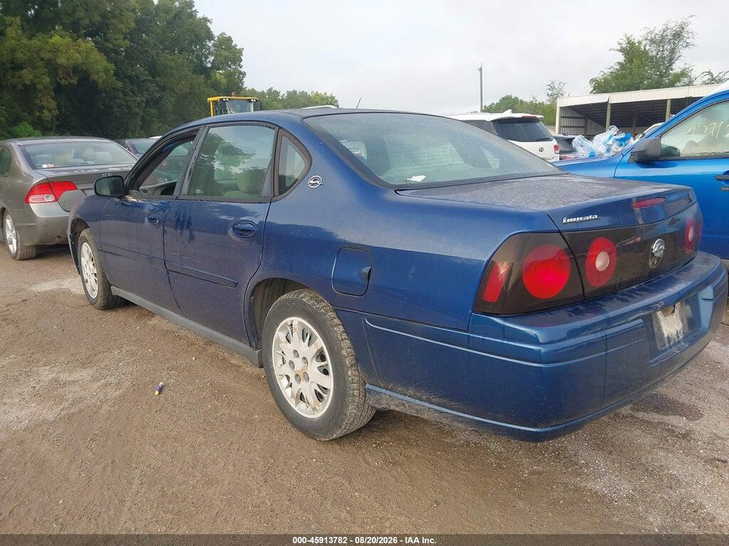 2G1WF52E549460998 2004 CHEVROLET IMPALA photo no. 3