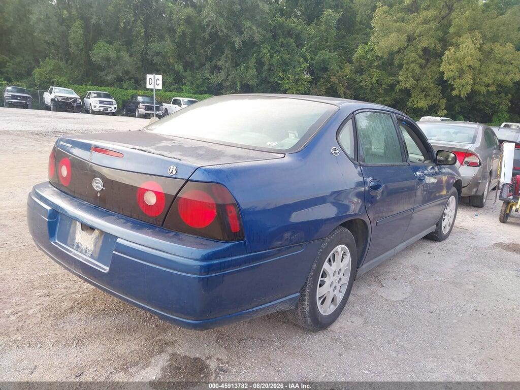 2G1WF52E549460998 2004 CHEVROLET IMPALA photo no. 4