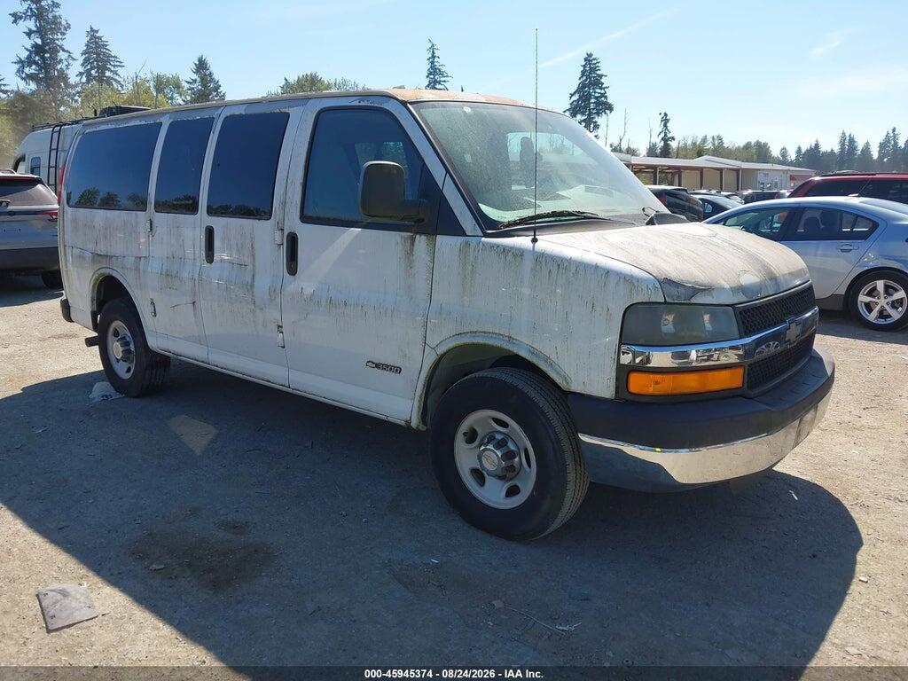 2006 CHEVROLET EXPRESS PASSENGER 1GAHG35UX61110156