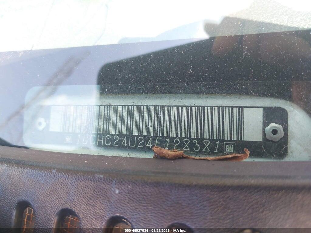 1GCHC24U24E128381 2004 CHEVROLET SILVERADO 2500HD photo no. 9