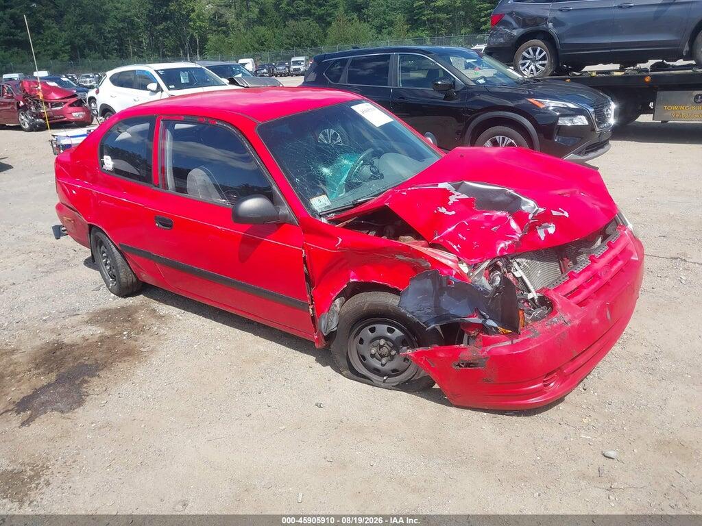 2003 HYUNDAI ACCENT KMHCF35C63U267605