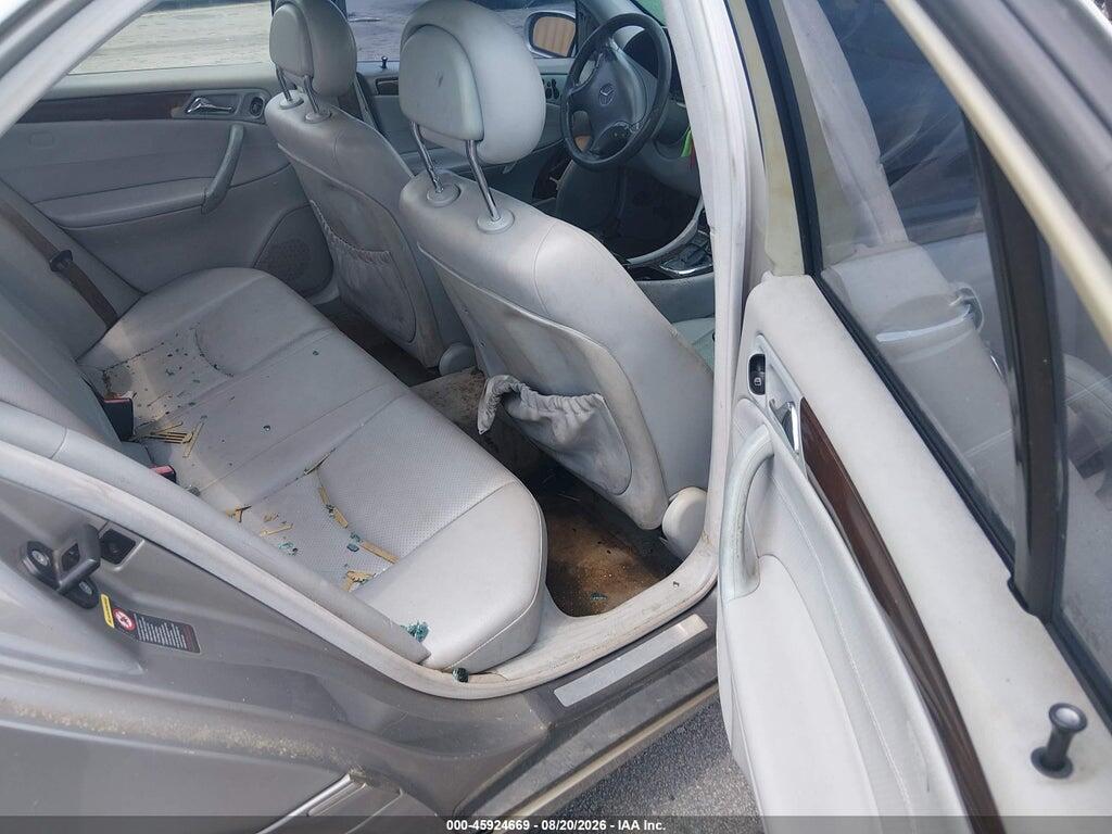 WDBRF64J23F395973 2003 MERCEDES-BENZ C 320 photo no. 8