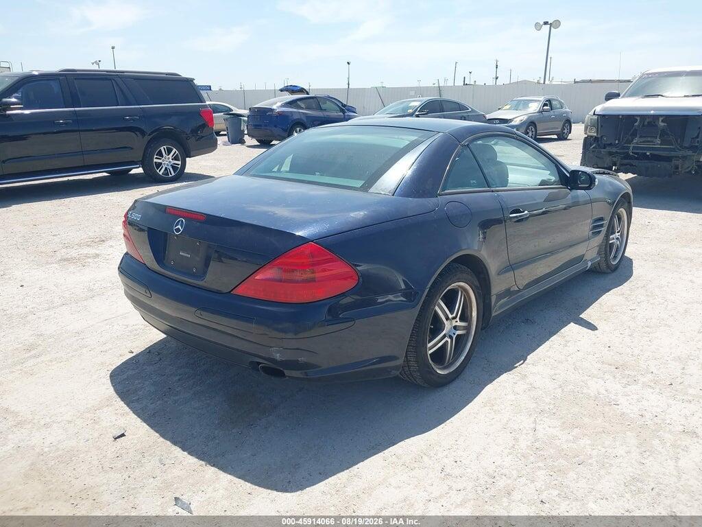 WDBSK75F73F017046 2003 MERCEDES-BENZ SL 500 photo no. 4
