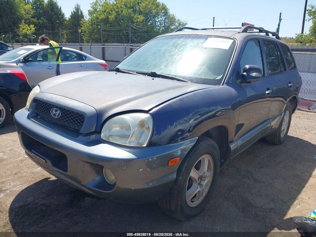 KM8SC13D44U759409 2004 HYUNDAI SANTA FE photo no. 2