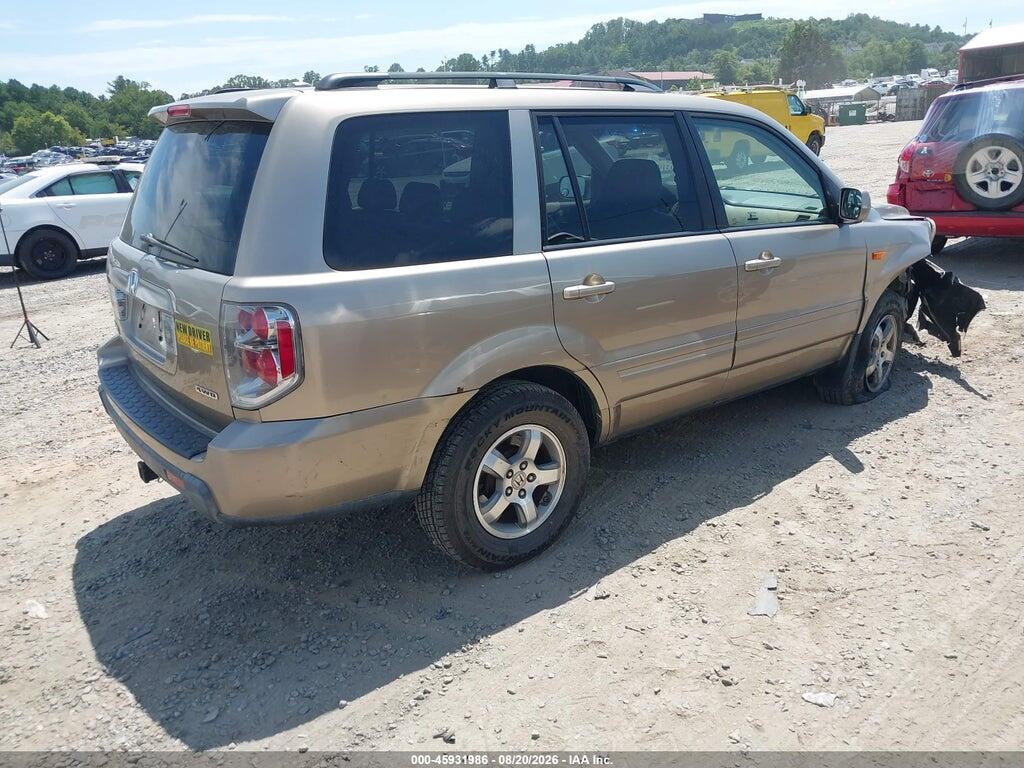 2HKYF18516H550925 2006 HONDA PILOT photo no. 4