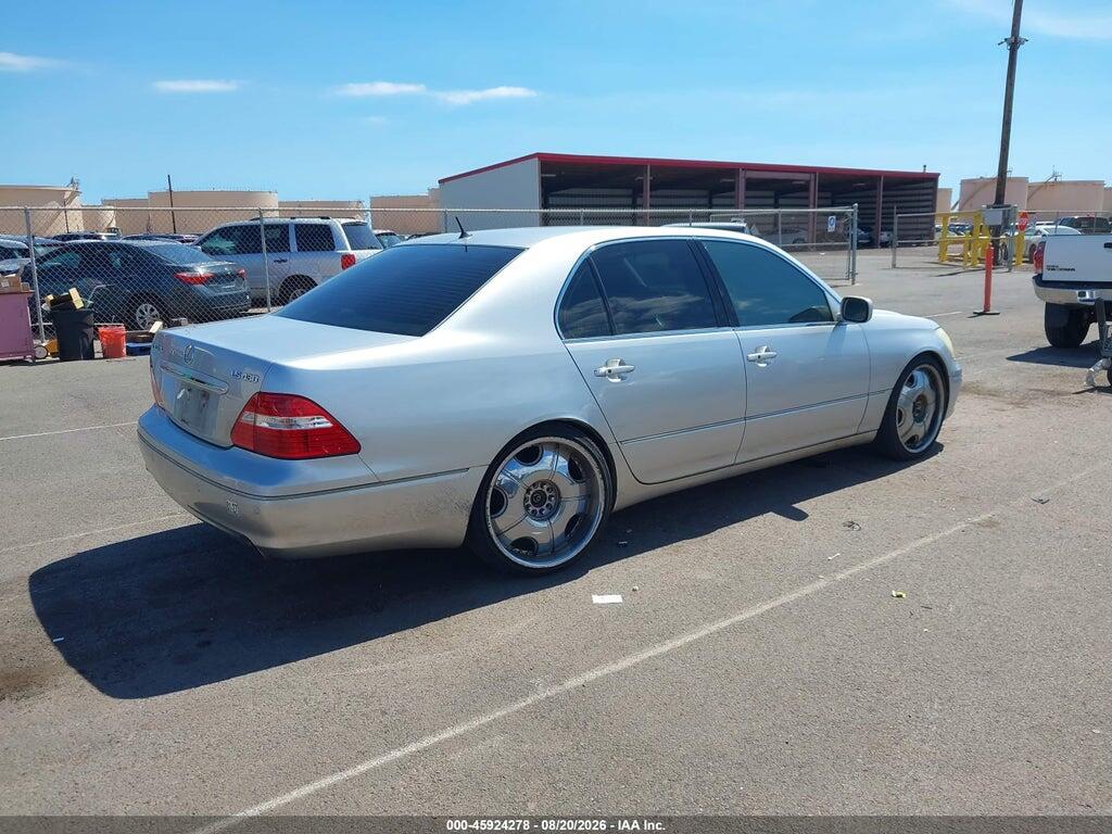 JTHBN36F740146360 2004 LEXUS LS 430 photo no. 4