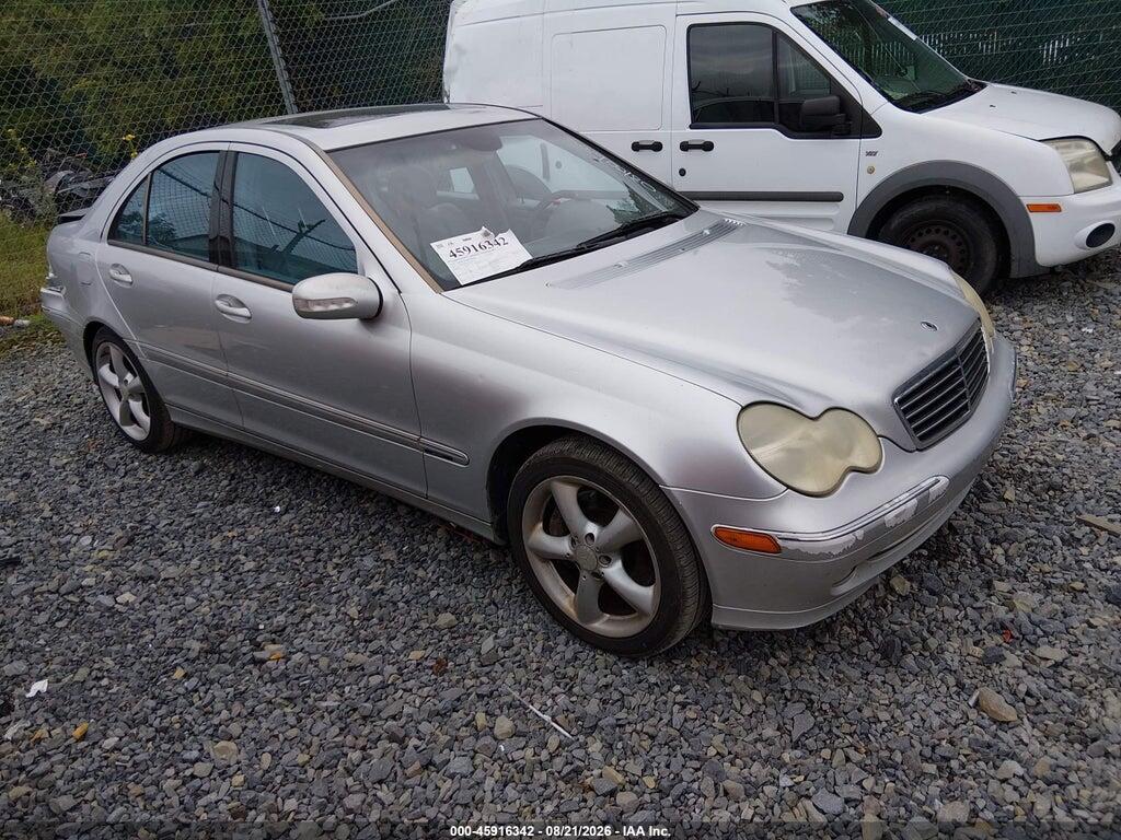 2004 MERCEDES-BENZ C 230 WDBRF40J44F525103