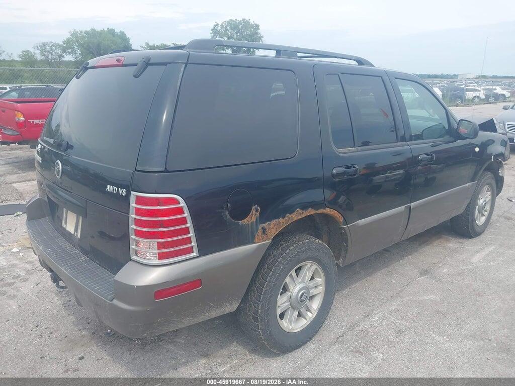 4M2ZU86WX4UJ20497 2004 MERCURY MOUNTAINEER photo no. 4