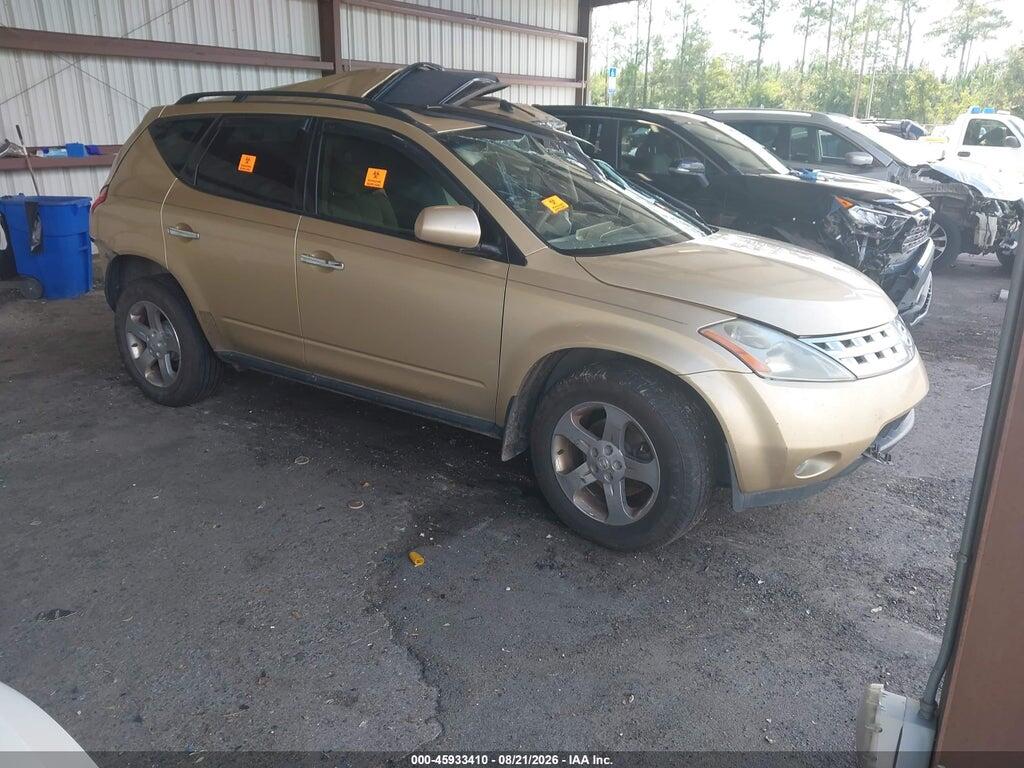 2004 NISSAN MURANO JN8AZ08TX4W212131
