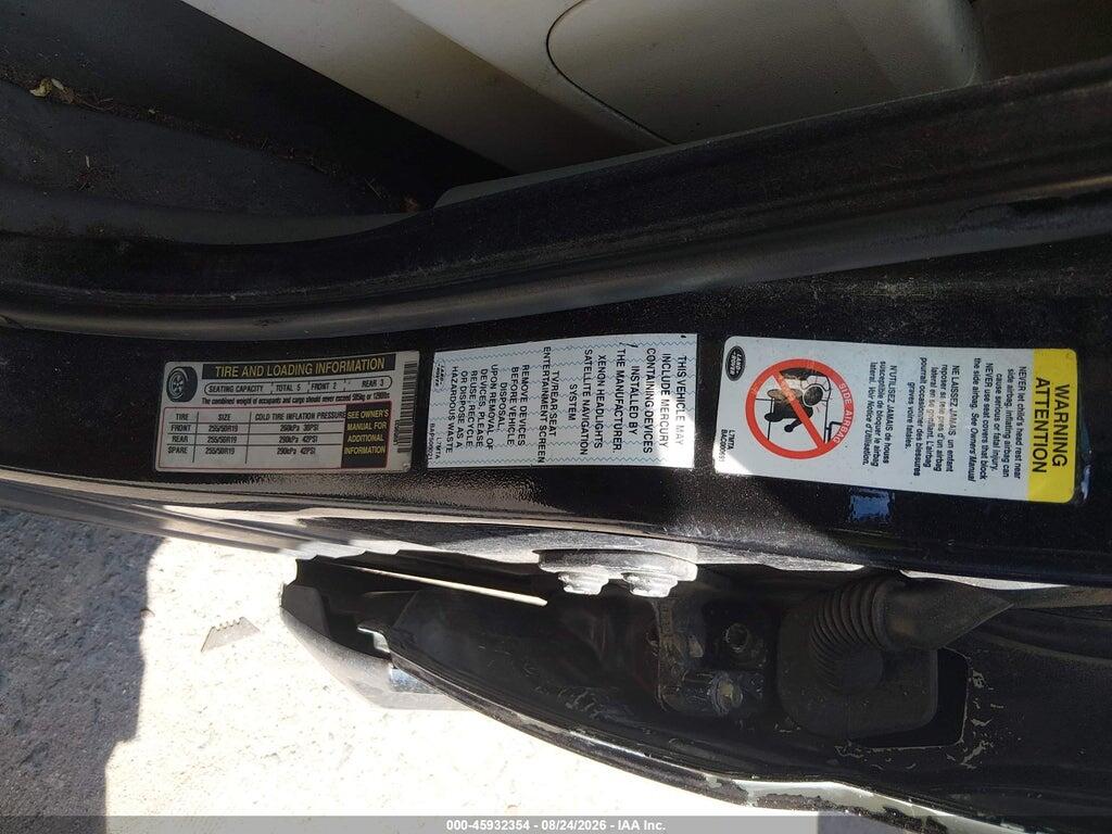 SALSF25476A959633 2006 LAND ROVER RANGE ROVER SPORT photo no. 9