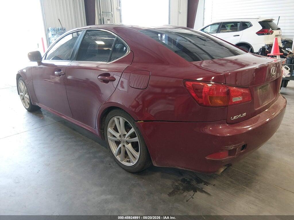 JTHBK262662010793 2006 LEXUS IS 250 photo no. 3