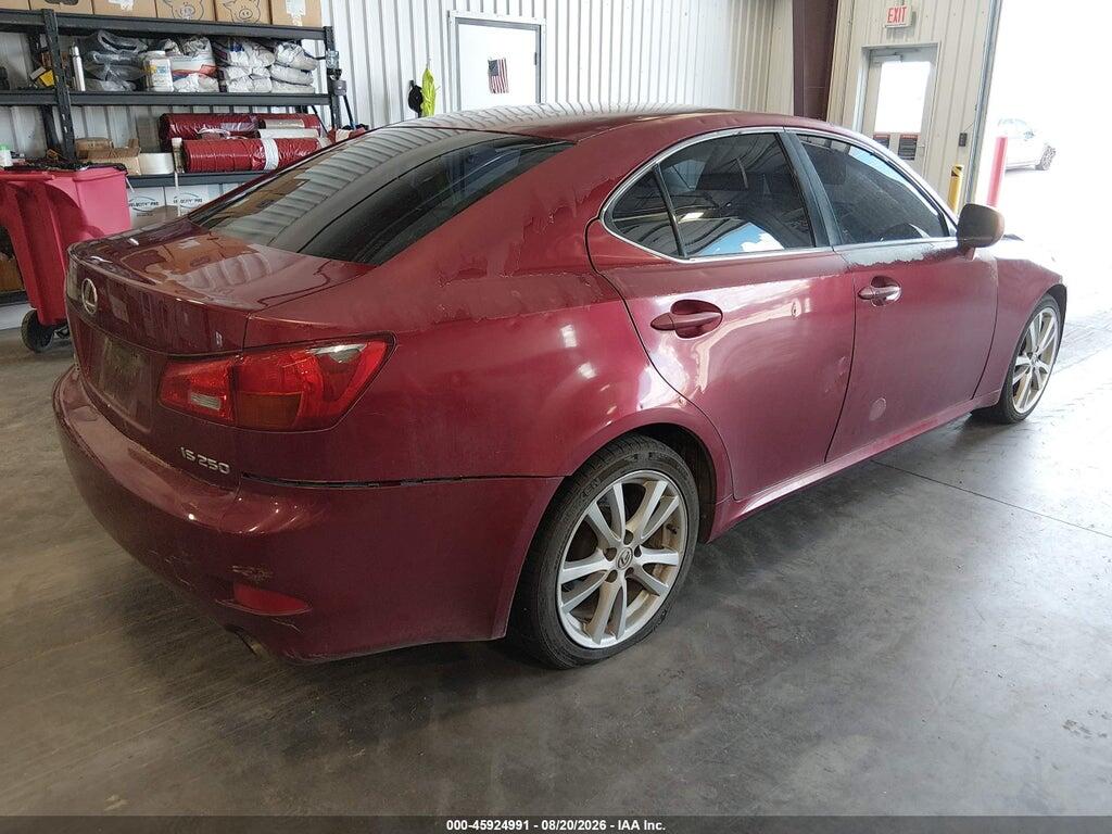 JTHBK262662010793 2006 LEXUS IS 250 photo no. 4