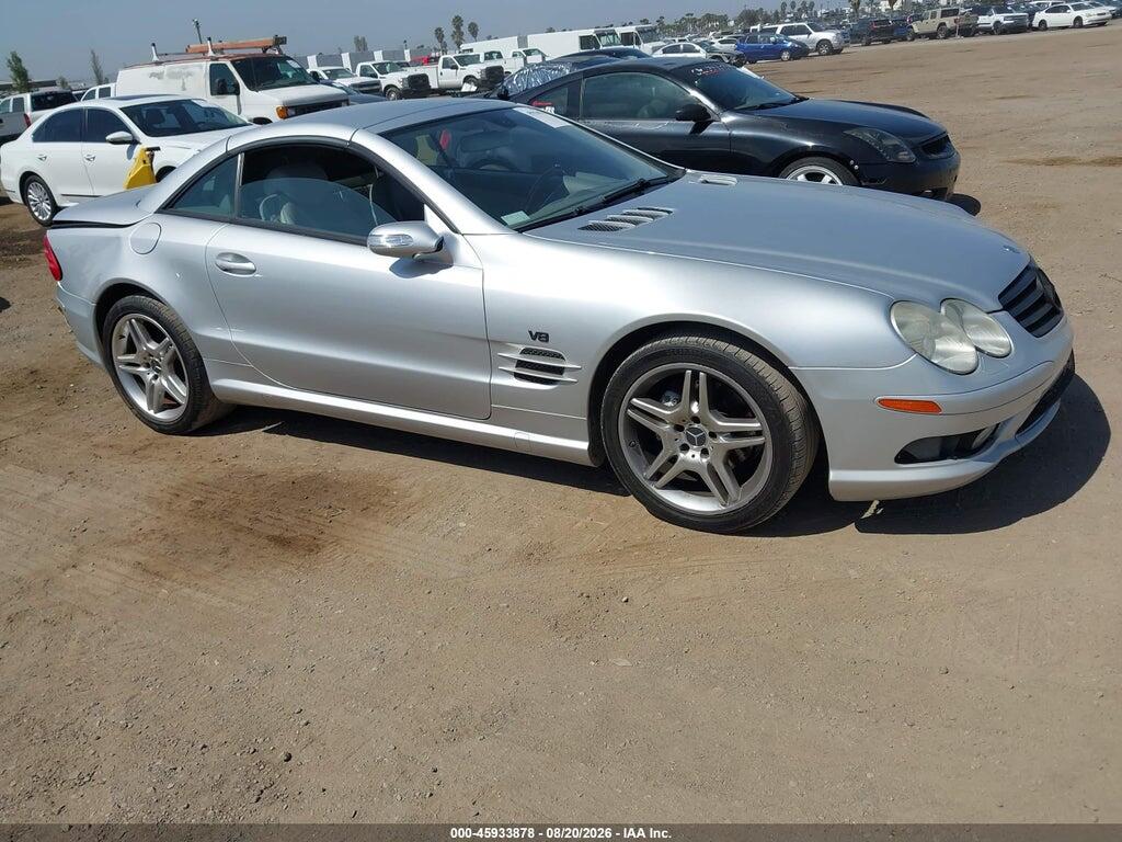 2006 MERCEDES-BENZ SL 500 WDBSK75F06F109538