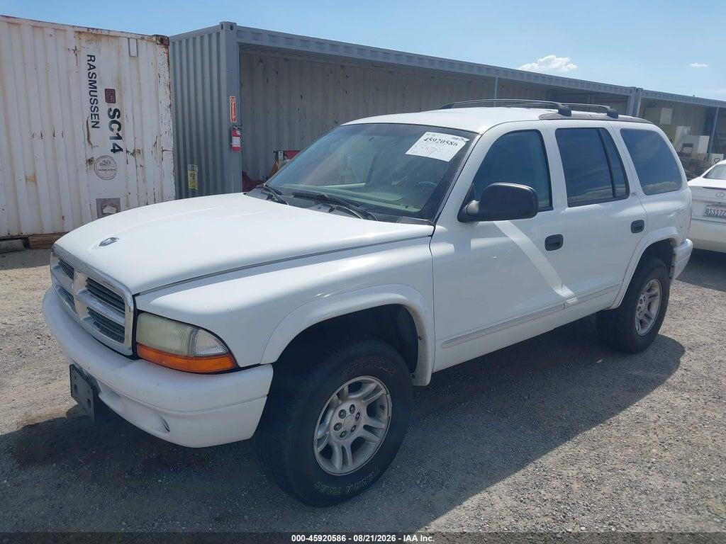 1B4HS48N02F166018 2002 DODGE DURANGO photo no. 2